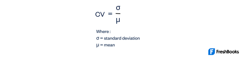 Coefficient of Variation Formula