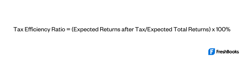 Tax Efficiency Ratio Formula